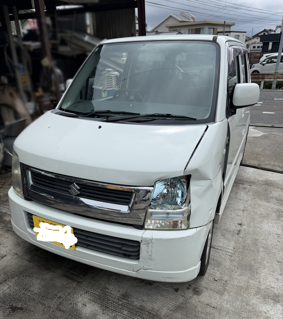 痛々しいお車でも
