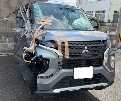 大破したお車も買い取ります